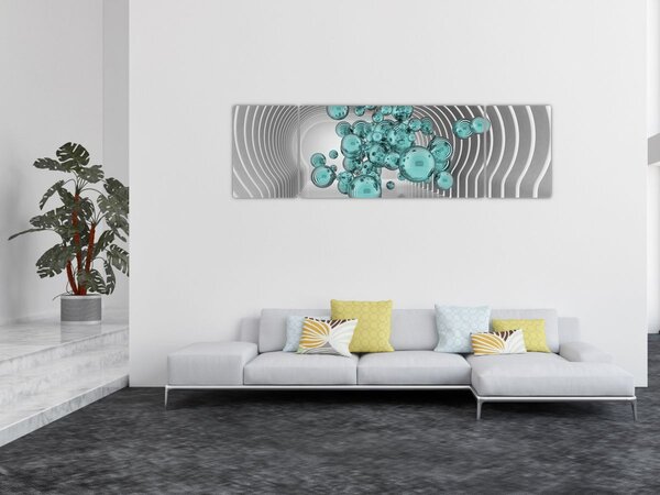 Obraz - Bubliny (170x50 cm)
