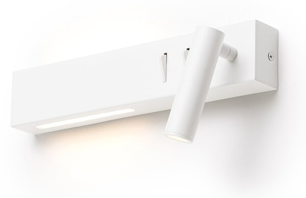 RED - DESIGN RENDL RENDL ODEON LED bodové světlo, k posteli bílá R14523