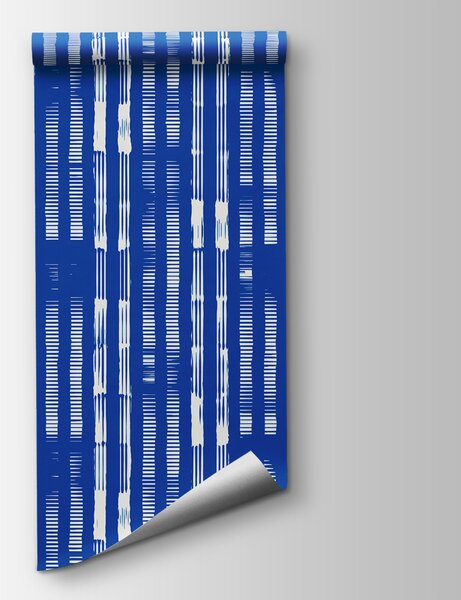 Fototapeta Modrobílý pruhovaný vzor, Abstraktní fototapety, Populární fototapety, u99084 - Tapeko.co.cz