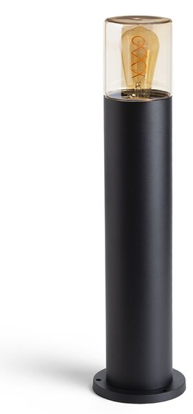 RED - DESIGN RENDL RENDL QUINN venkovní světlo, stojanová IP54 černá jantarové sklo E27 R14497