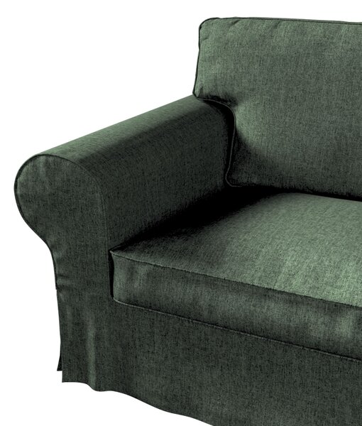 Potah na pohovku IKEA Ektorp 2-místná s lenoškou barva zelená látka pletený vzor