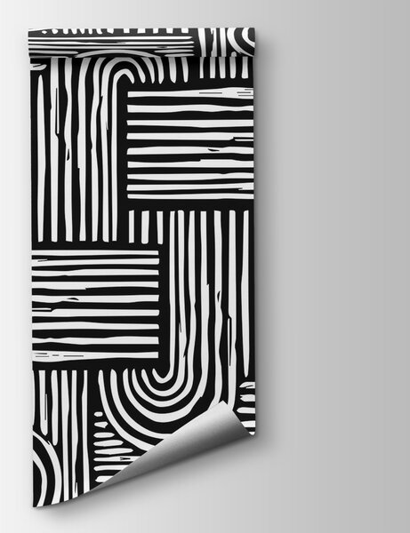 Fototapeta Černobílý vzor, Abstraktní fototapety, Populární fototapety, u99089v4 - Tapeko.co.cz
