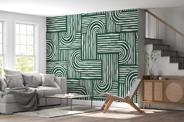 Fototapeta Vzor čar a křivek, Abstraktní fototapety, Populární fototapety, u99089v2 - Tapeko.co.cz