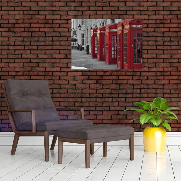 Obraz - Londýnské telefonní budky (70x50 cm)