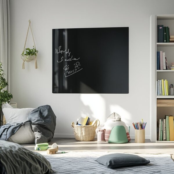 Černá skleněná magnetická tabule Smatab® - 60 × 90 cm