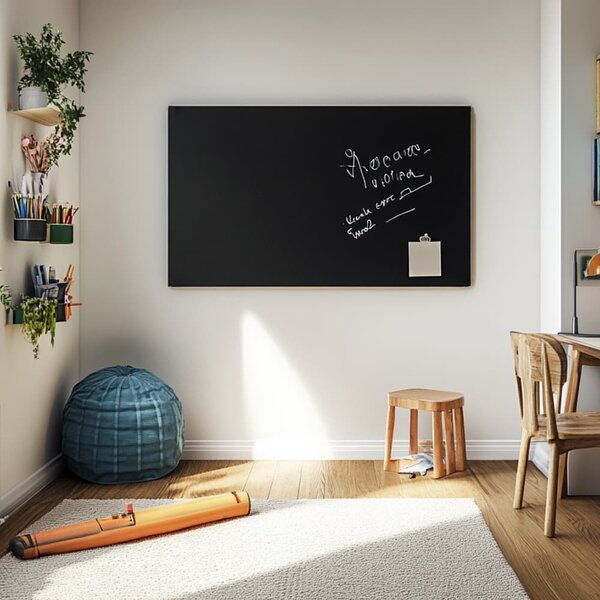 Černá skleněná magnetická tabule Smatab® - 60 × 90 cm
