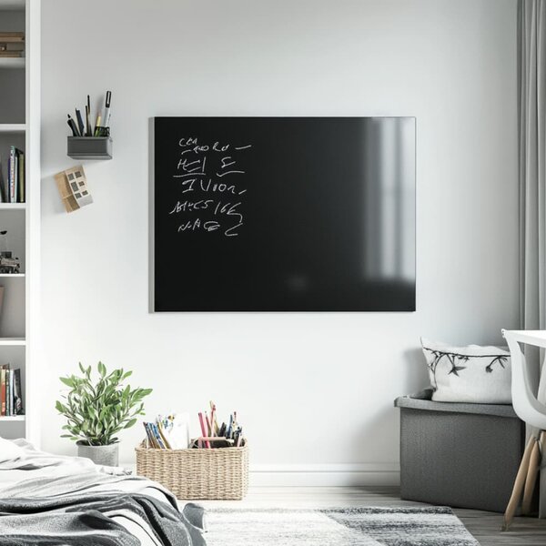 Černá skleněná magnetická tabule Smatab® - 60 × 90 cm
