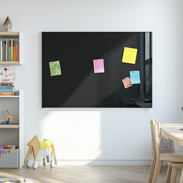 Černá skleněná magnetická tabule Smatab® - 60 × 90 cm