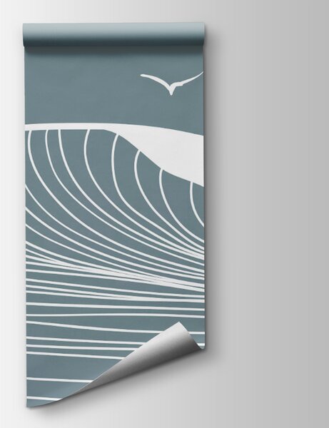 Fototapeta Vlny a ptáci na obloze, Designové fototapety na zeď, Populární fototapety, u99077v1 - Tapeko.co.cz