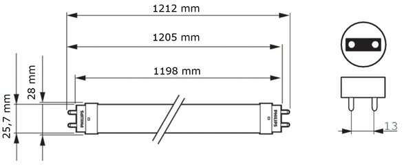 CorePro LEDtube 1200mm HO 18W 840 T8 LED Trubice 18W 2000lm