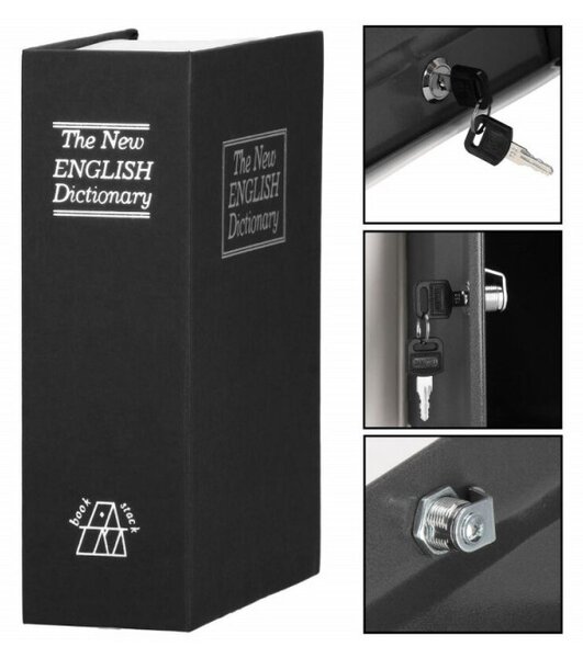 Trezor kniha SPRINGOS SAFEBOOK M černý