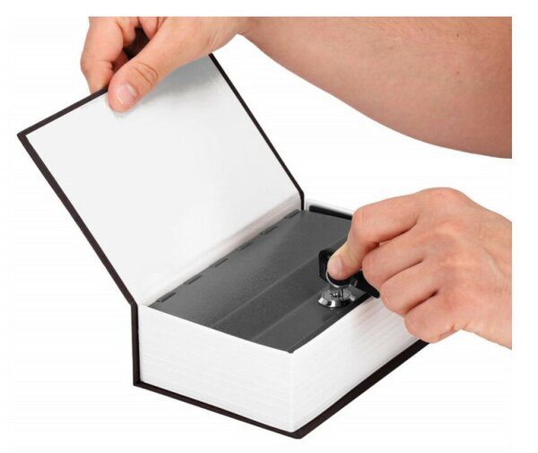 Trezor kniha SPRINGOS SAFEBOOK M černý