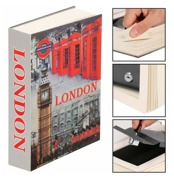 Trezor kniha SPRINGOS SAFEBOOK M LONDON