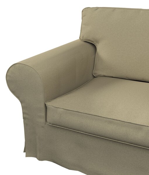 Potah na pohovku IKEA Ektorp 2-místná s lenoškou barva zelená látka pletený vzor