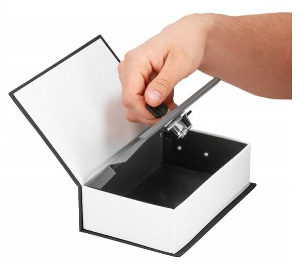 Trezor kniha SPRINGOS SAFEBOOK M černý