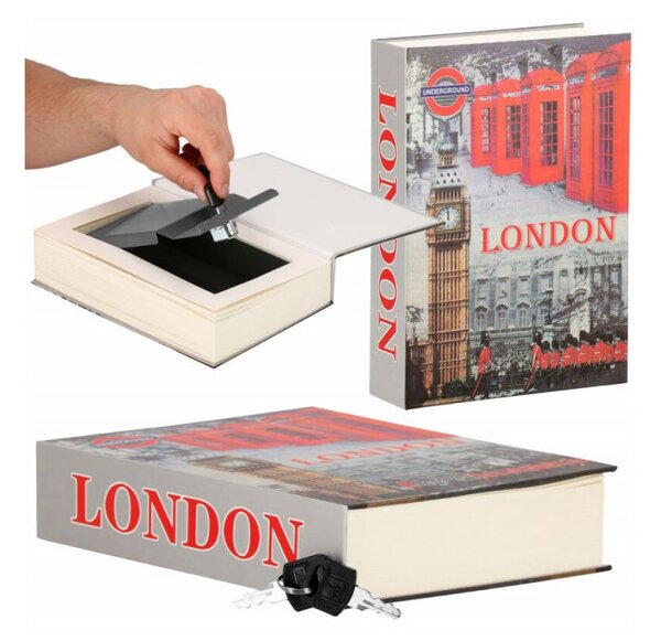 Trezor kniha SPRINGOS SAFEBOOK M LONDON