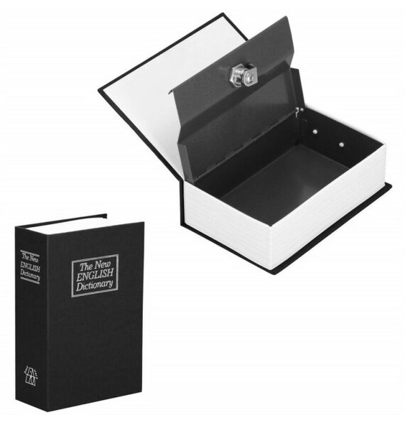 Trezor kniha SPRINGOS SAFEBOOK M černý