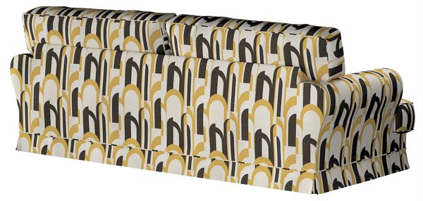 Potah na pohovku IKEA Ekeskog rozkládací barva vícebarevná látka pletený vzor, vzorované