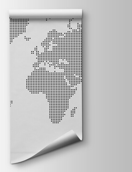 Fototapeta Mapa světa, Fototapeta s mapou světa, Populární fototapety, u99406v1 - Tapeko.co.cz
