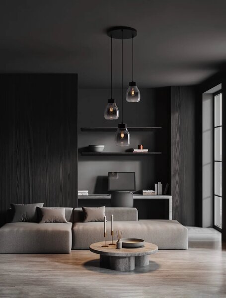 Designový lustr Blaku B
