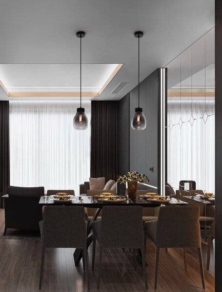 Designový lustr Blaku A
