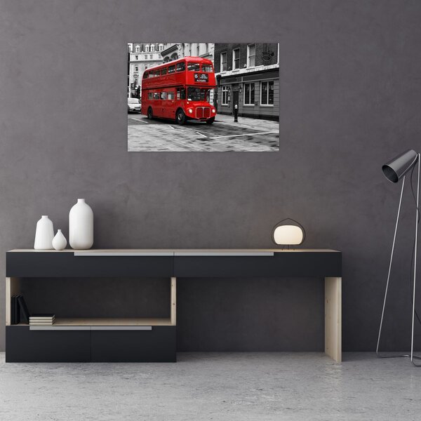 Obraz - Londýn s autobusem (70x50 cm)