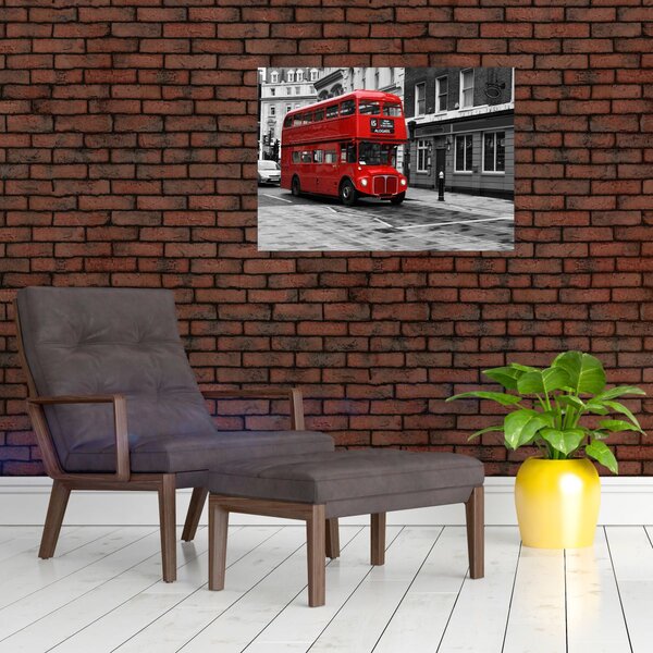 Obraz - Londýn s autobusem (70x50 cm)