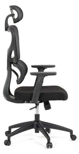 Vikio Kancelářská židle černá síťovina černý plast AKZ119C