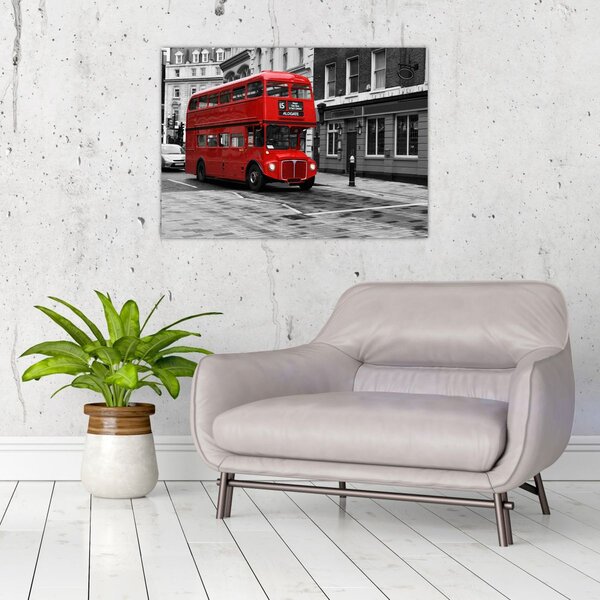 Obraz - Londýn s autobusem (70x50 cm)