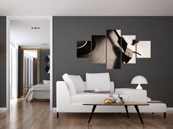 Obraz - Gramofonová deska (125x70 cm)