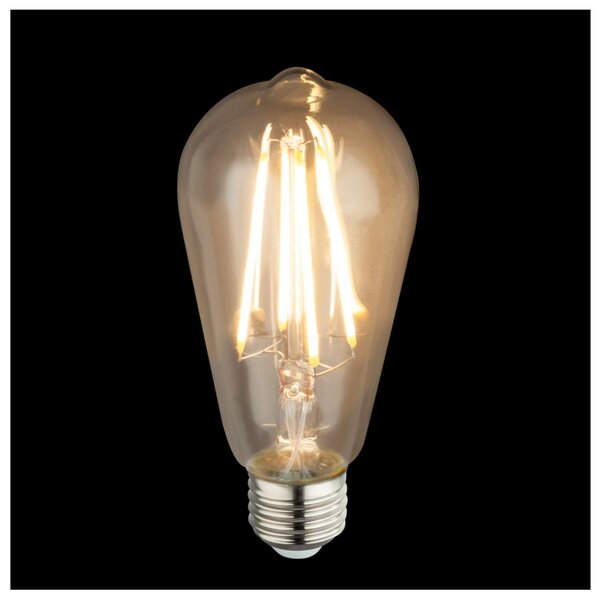 LED žárovka filament 11399 E27, 7W, teplá bílá, čirá