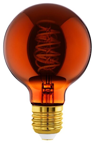 LED žárovka filament 110091 E27, 4W, teplá bílá, měděná