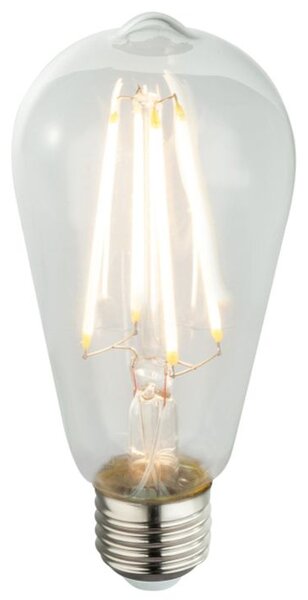 LED žárovka filament 11399 E27, 7W, teplá bílá, čirá