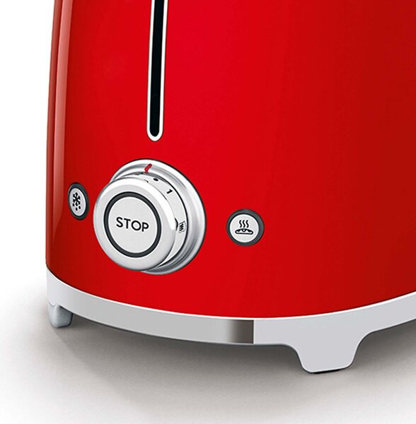 Smeg TSF01RDEU toustovač 6 2 krajíců 950 W Červená