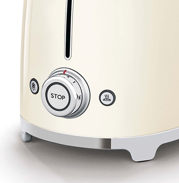 Smeg TSF01CREU toustovač 6 2 krajíců 950 W Krém