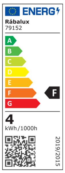 LED žárovka filament 79152 E27, 4W, teplá bílá, jantarová