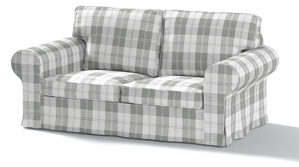 Potah na pohovku IKEA Ektorp 2-místná, nerozkládací barva šedá látka pletený vzor, vzorované