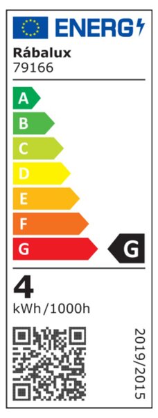 LED žárovka filament 79166 E27, 4W, teplá bílá, jantarová