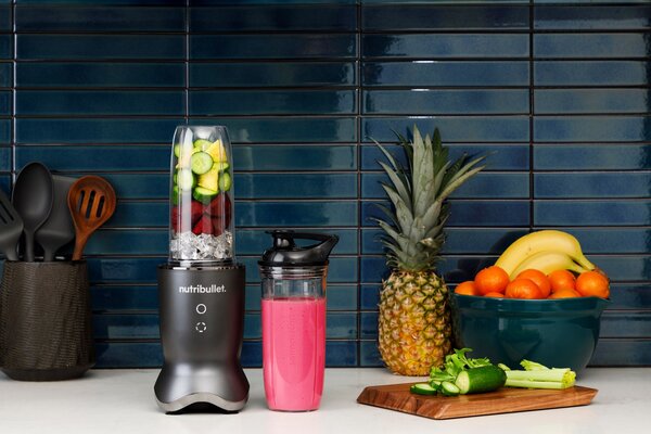 NTB NutriBullet NB1206DGCC 0,9 l Stojací mixér 1200 W Černá, Průhledná