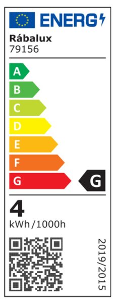 LED žárovka filament 79156 E27, 4W, teplá bílá, jantarová