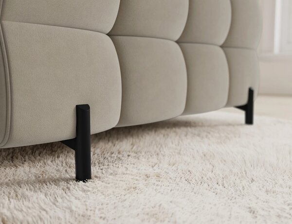 Designová sedací souprava do U KALANI - béžová, levé provedení