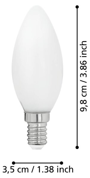 LED žárovka 110043 E14, 4W, teplá bílá