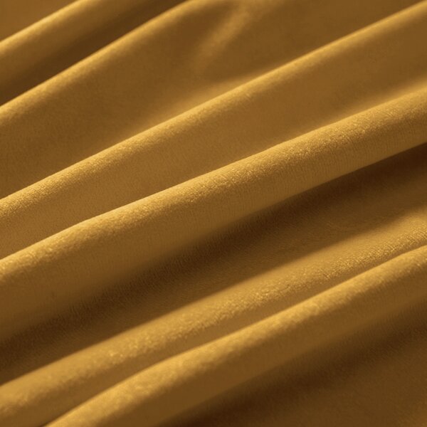 Biante Sametový oválný ubrus Velvet Premium SVP-047 Hořčicový 50x100 cm