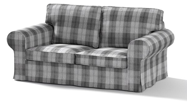 Potah na pohovku IKEA Ektorp 2-místná rozkládací NOVÝ MODEL 2012 barva šedá látka pletený vzor, vzorované