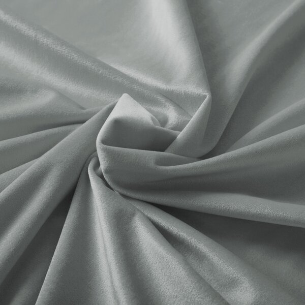 Biante Sametový čtvercový ubrus Velvet Premium SVP-046 Světle šedý 40x40 cm