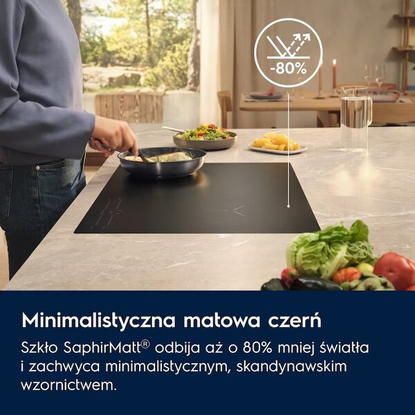 Electrolux EIS87453IZ varná deska Černá Vestavěné 77 cm Indukční varná deska se zónami 4 zóna/zón