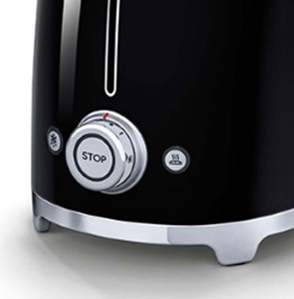 Smeg TSF01BLEU toustovač 6 2 krajíců 950 W Černá