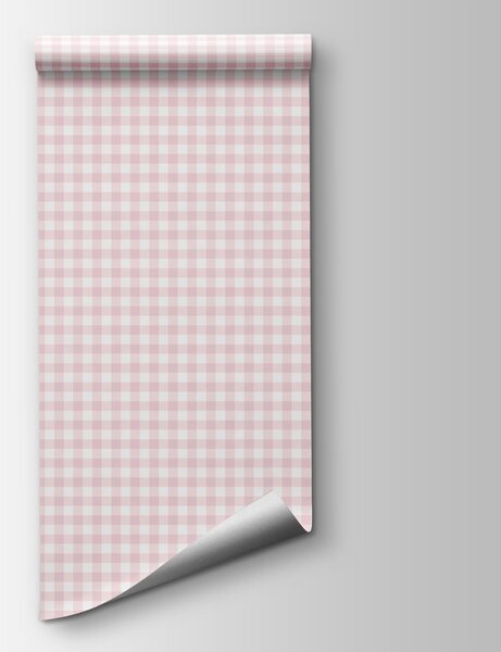 Fototapeta Růžovo-bílý kostkovaný vzor, Abstraktní fototapety, Populární fototapety, w00375v1 - Tapeko.co.cz