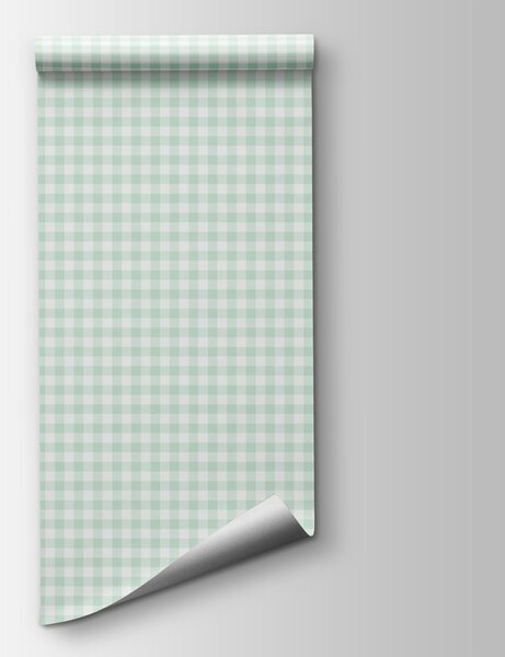 Fototapeta Zelenobílá kostkovaná látka, Abstraktní fototapety, Populární fototapety, w00375 - Tapeko.co.cz