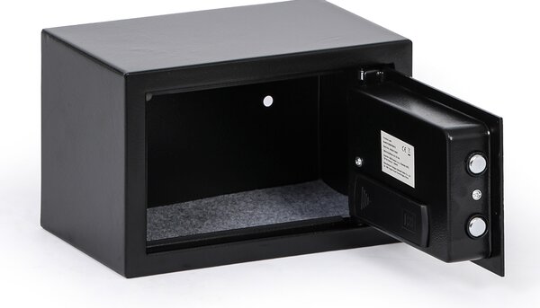 Nábytkový sejf s elektronickým zámkem a čtečkou otisků prstů, 200 x 310 x 200 mm